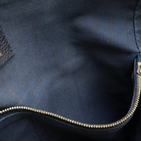 LOUIS VUITTON Navy Monogram Leather Tote Bag - Picture 9 of 9